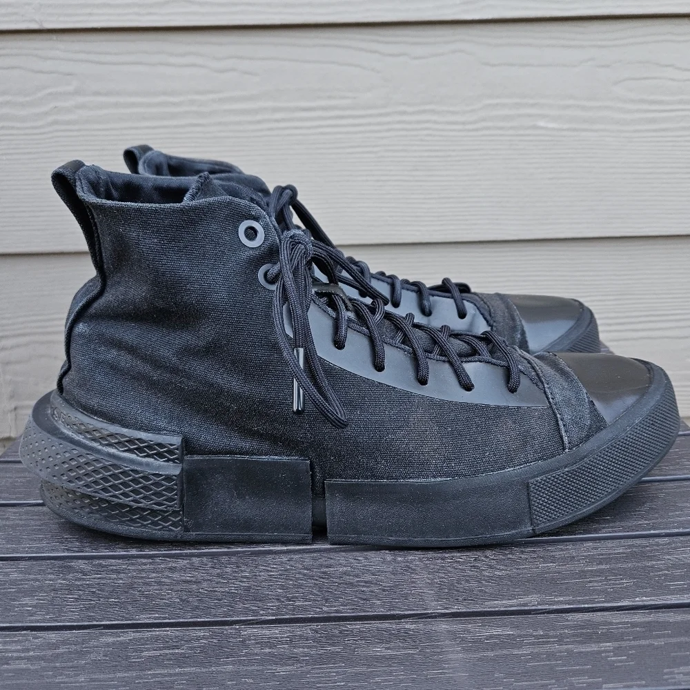 Converse CX Disrupt I Am The Soloist High Top Shoes Black Canvas Mens Size 9.5